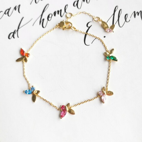 Kate Spade social butterfly multi color bracelet - Picture 1 of 3